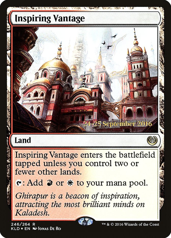 Inspiring Vantage  [Kaladesh Prerelease Promos] | Mega City Incorporated