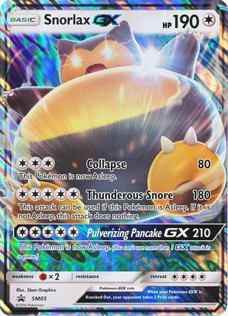 Snorlax GX (SM05) (Jumbo Card) [Sun & Moon: Black Star Promos] | Mega City Incorporated