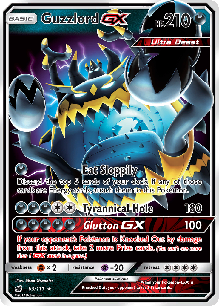 Guzzlord GX (63/111) [Sun & Moon: Crimson Invasion] | Mega City Incorporated