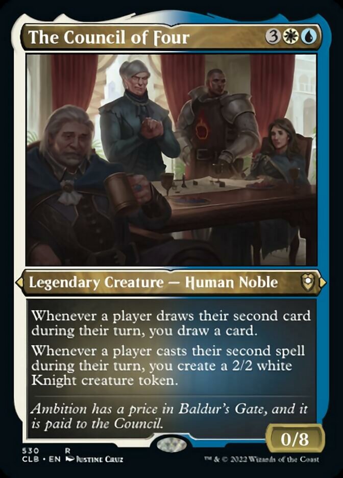 The Council of Four (Foil Etched) [Commander Legends: Battle for Baldur's Gate] | Mega City Incorporated