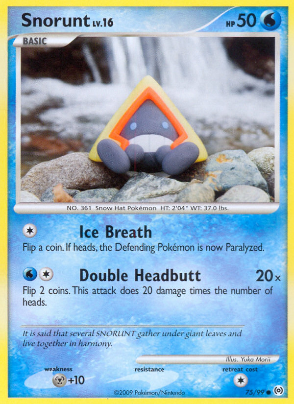 Snorunt (75/99) [Platinum: Arceus] | Mega City Incorporated