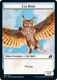 Cat Bird // Human Soldier (004) Double-sided Token [Ikoria: Lair of Behemoths Tokens] | Mega City Incorporated