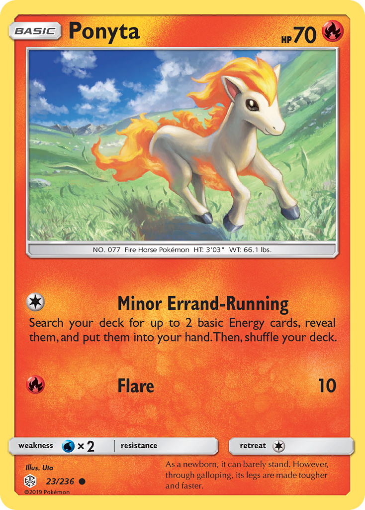 Ponyta (23/236) [Sun & Moon: Cosmic Eclipse] | Mega City Incorporated