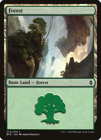 Forest (272) [Battle for Zendikar] | Mega City Incorporated