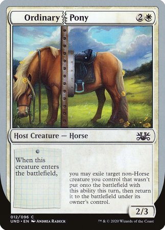 Ordinary Pony [Unsanctioned] | Mega City Incorporated