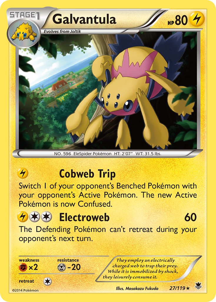 Galvantula(27/119) (Theme Deck Exclusive) [XY: Phantom Forces] | Mega City Incorporated