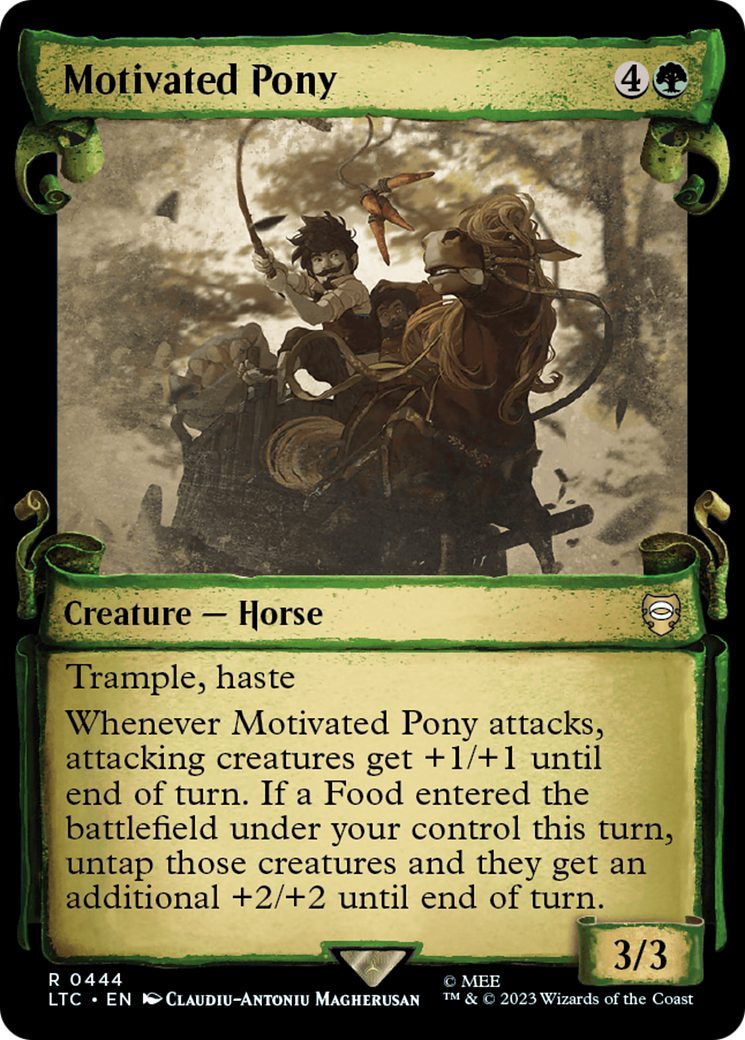 Motivated Pony [The Lord of the Rings: Tales of Middle-Earth Commander Showcase Scrolls] | Mega City Incorporated