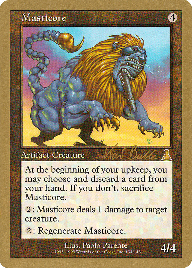 Masticore (Kai Budde) [World Championship Decks 1999] | Mega City Incorporated