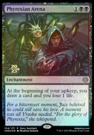 Phyrexian Arena [Phyrexia: All Will Be One Prerelease Promos] | Mega City Incorporated
