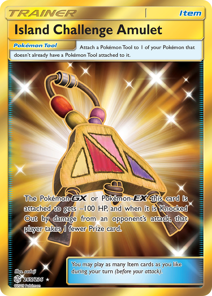 Island Challenge Amulet (265/236) [Sun & Moon: Cosmic Eclipse] | Mega City Incorporated