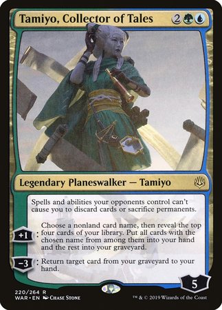 Tamiyo, Collector of Tales [War of the Spark] | Mega City Incorporated