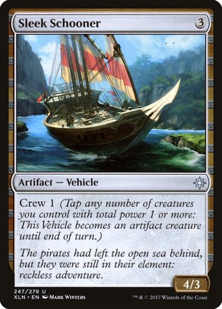 Sleek Schooner [Ixalan] | Mega City Incorporated