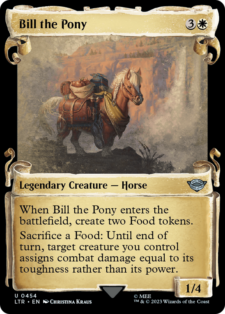 Bill the Pony [The Lord of the Rings: Tales of Middle-Earth Showcase Scrolls] | Mega City Incorporated