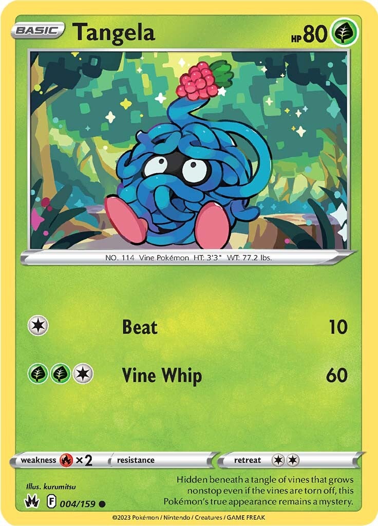 Tangela (004/159) [Sword & Shield: Crown Zenith] | Mega City Incorporated