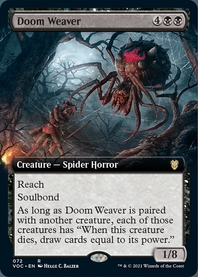 Doom Weaver (Extended) [Innistrad: Crimson Vow Commander] | Mega City Incorporated