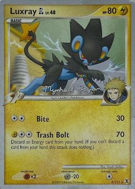 Luxray GL LV.48 (9/111) (Happy Luck - Mychael Bryan) [World Championships 2010] | Mega City Incorporated