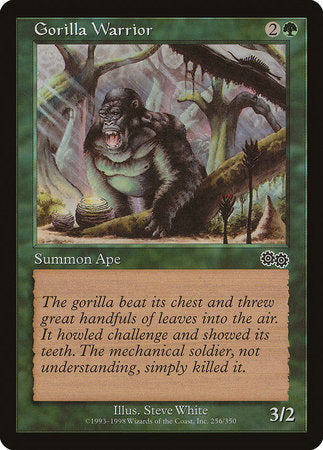 Gorilla Warrior [Urza's Saga] | Mega City Incorporated