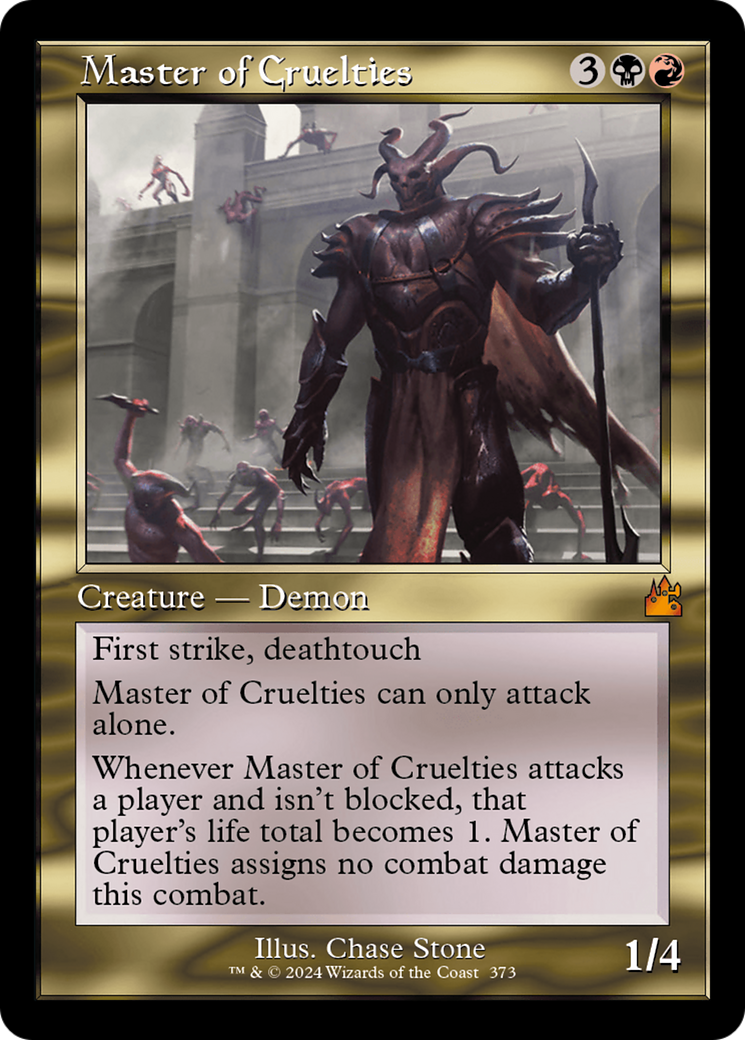 Master of Cruelties (Retro Frame) [Ravnica Remastered] | Mega City Incorporated