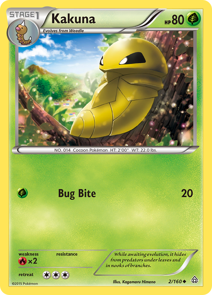 Kakuna (2/160) [XY: Primal Clash] | Mega City Incorporated