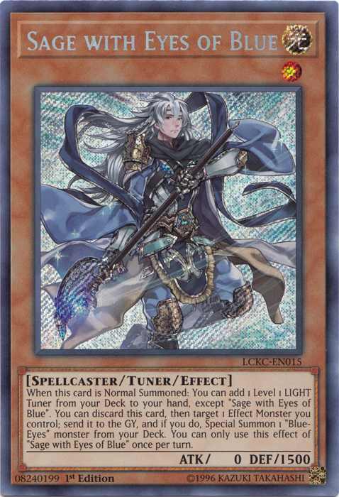 Sage with Eyes of Blue [LCKC-EN015] Secret Rare | Mega City Incorporated