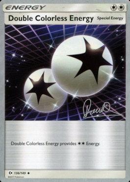 Double Colorless Energy (136/149) (Infinite Force - Diego Cassiraga) [World Championships 2017] | Mega City Incorporated