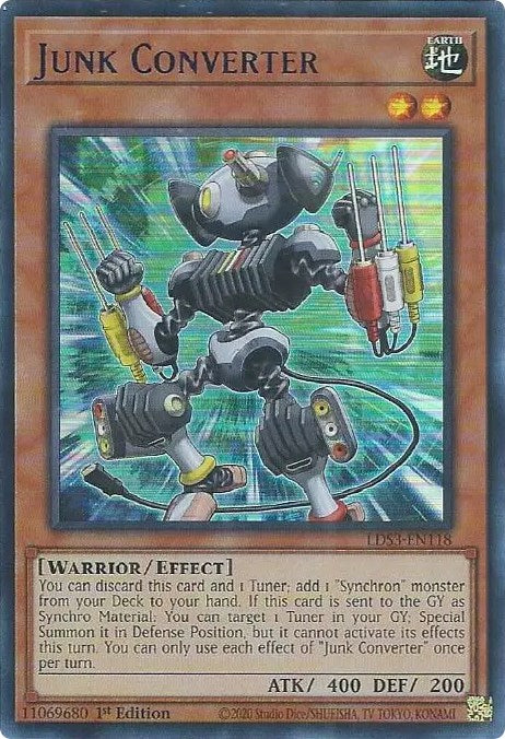 Junk Converter (Blue) [LDS3-EN118] Ultra Rare | Mega City Incorporated