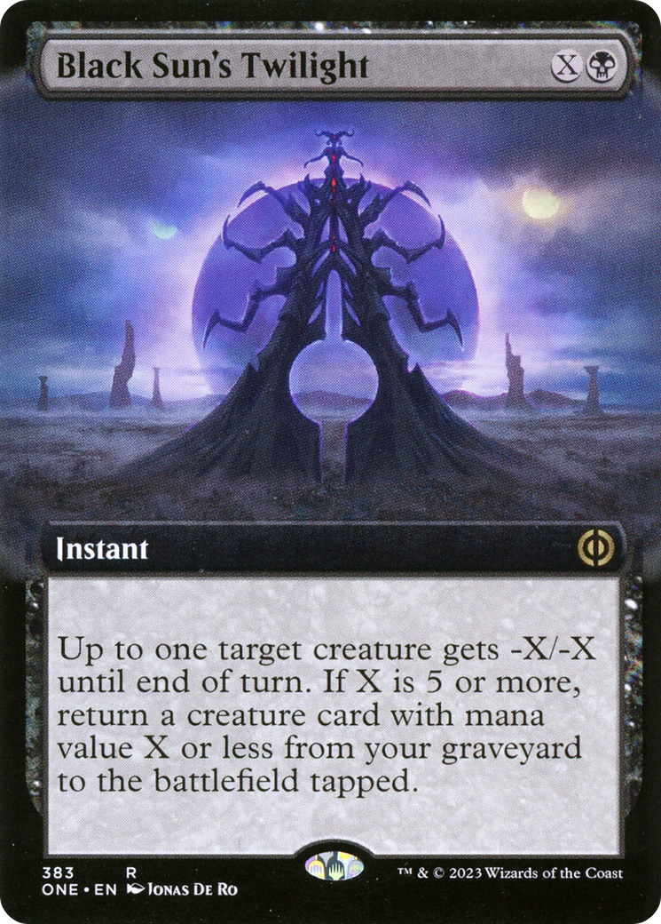 Black Sun's Twilight (Extended Art) [Phyrexia: All Will Be One] | Mega City Incorporated