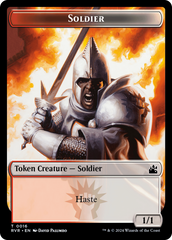 Goblin (0008) // Soldier Double-Sided Token [Ravnica Remastered Tokens] | Mega City Incorporated