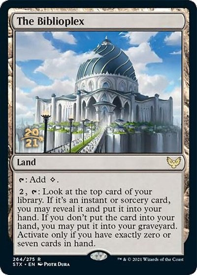 The Biblioplex [Strixhaven: School of Mages Prerelease Promos] | Mega City Incorporated