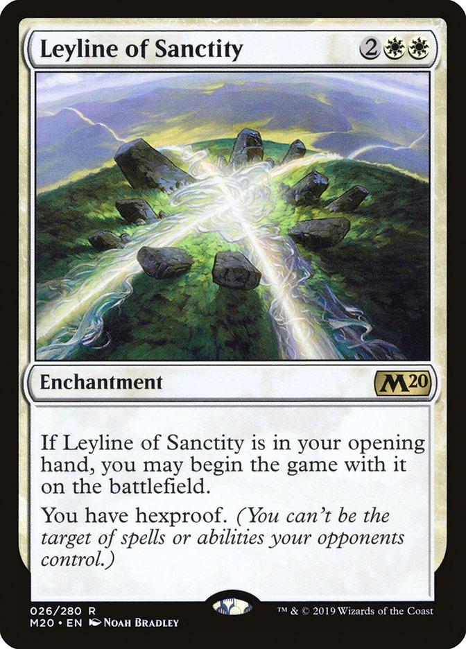 Leyline of Sanctity [Core Set 2020] | Mega City Incorporated