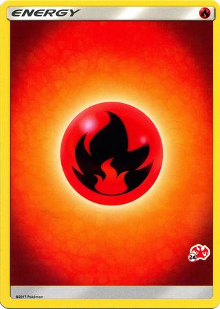 Fire Energy (Charizard Stamp #24) [Battle Academy 2020] | Mega City Incorporated