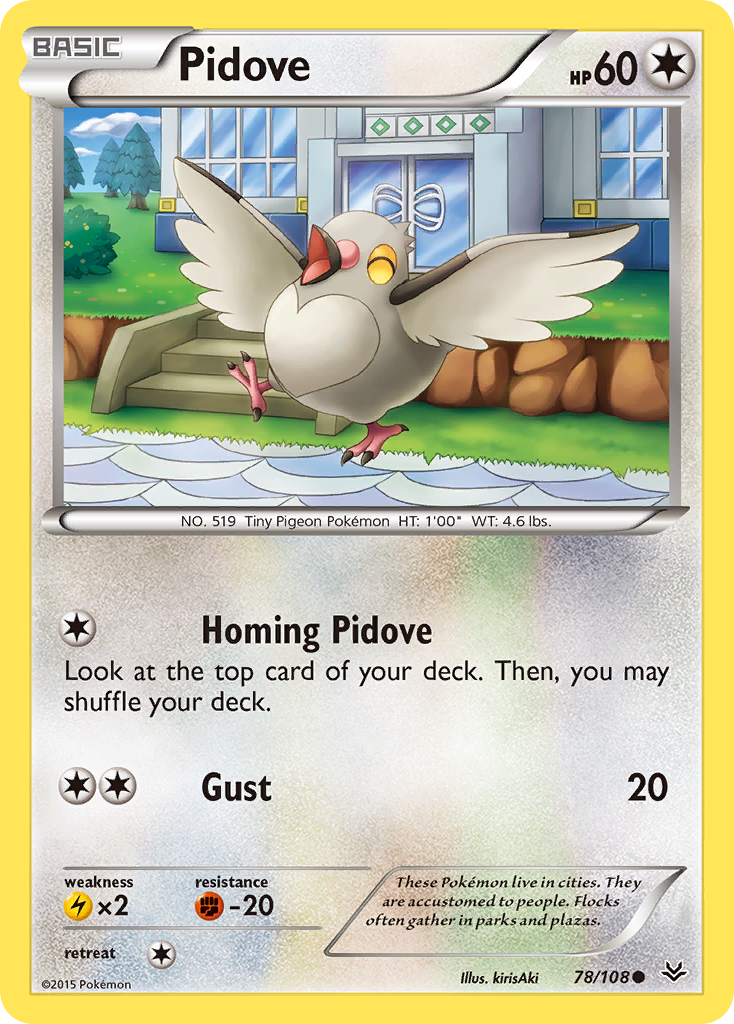 Pidove (78/108) [XY: Roaring Skies] | Mega City Incorporated