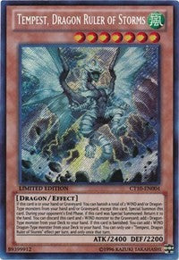 Tempest, Dragon Ruler of Storms [CT10-EN004] Secret Rare | Mega City Incorporated