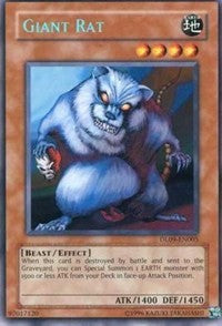 Giant Rat (Blue) [DL09-EN005] Rare | Mega City Incorporated