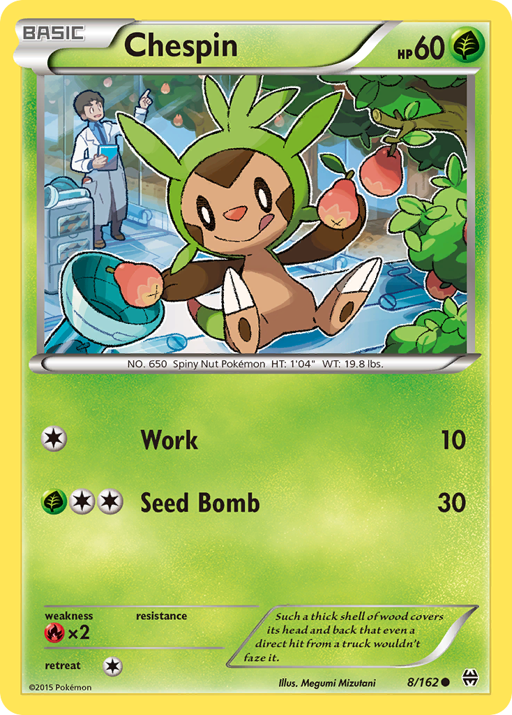 Chespin (8/162) [XY: BREAKthrough] | Mega City Incorporated