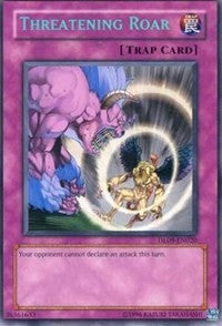 Threatening Roar (Blue) [DL09-EN020] Rare | Mega City Incorporated