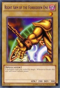 Right Arm of the Forbidden One (Purple) [DL11-EN004] Rare | Mega City Incorporated
