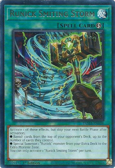Runick Smiting Storm [TAMA-EN036] Rare | Mega City Incorporated