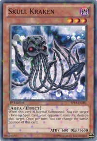 Skull Kraken [SP13-EN007] Starfoil Rare | Mega City Incorporated