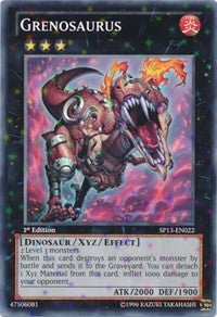 Grenosaurus [SP13-EN022] Starfoil Rare | Mega City Incorporated