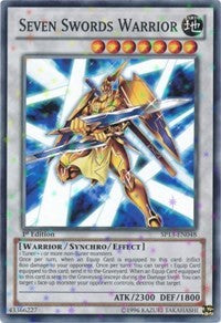 Seven Swords Warrior [SP13-EN048] Starfoil Rare | Mega City Incorporated