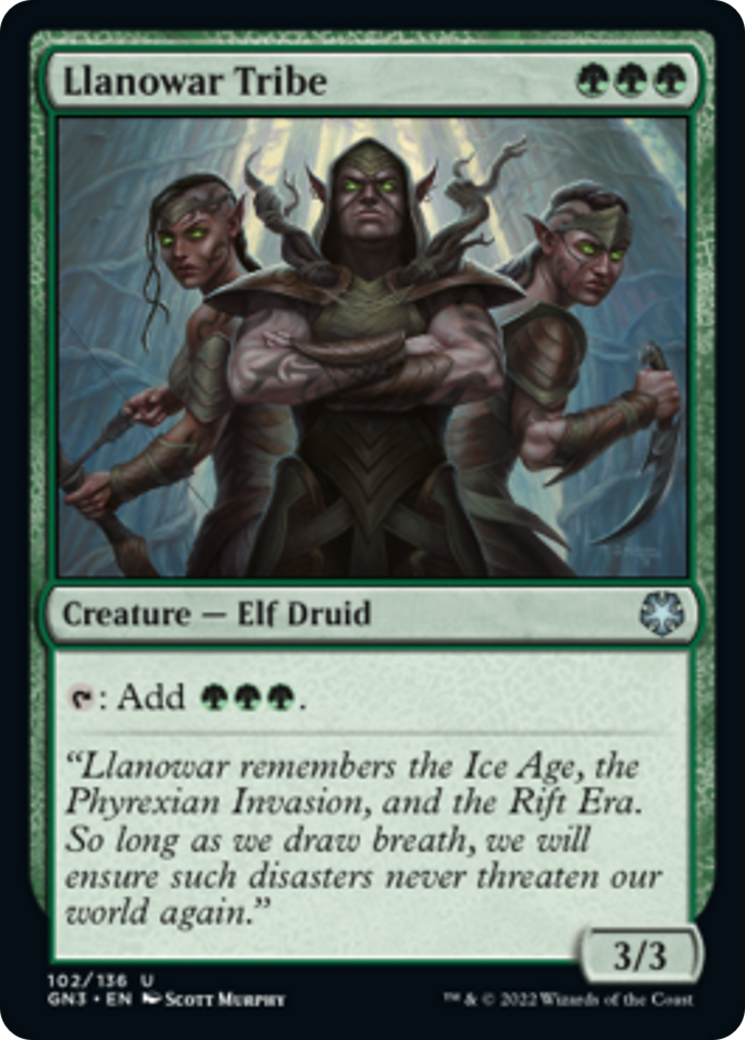 Llanowar Tribe [Game Night: Free-for-All] | Mega City Incorporated