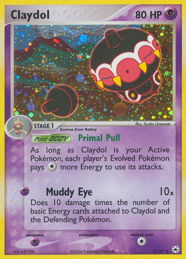 Claydol (2/101) [EX: Hidden Legends] | Mega City Incorporated