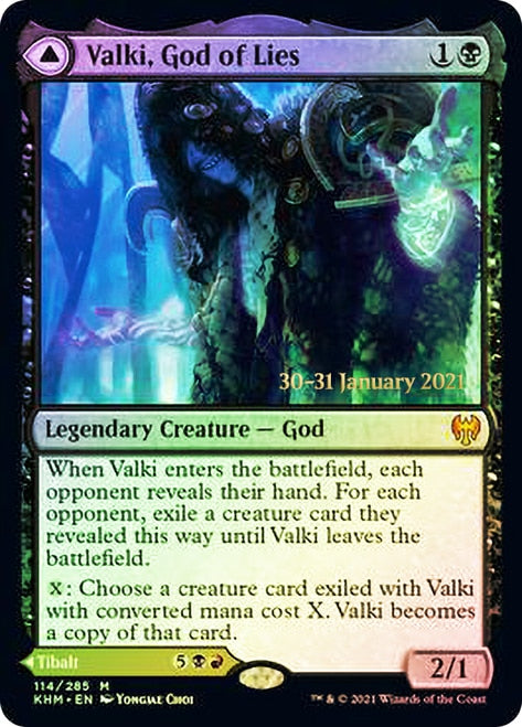 Valki, God of Lies // Tibalt, Cosmic Impostor  [Kaldheim Prerelease Promos] | Mega City Incorporated