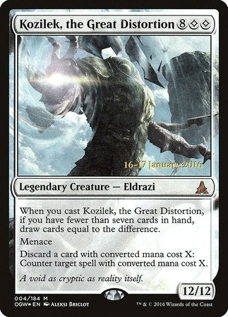 Kozilek, the Great Distortion [Oath of the Gatewatch Promos] | Mega City Incorporated