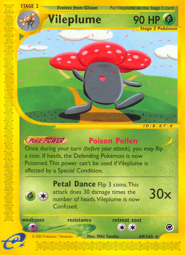 Vileplume (69/165) [Expedition: Base Set] | Mega City Incorporated