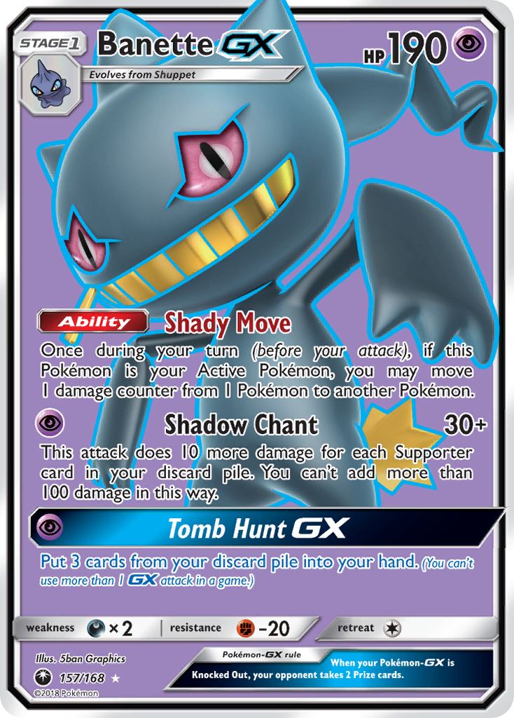 Banette GX (157/168) [Sun & Moon: Celestial Storm] | Mega City Incorporated