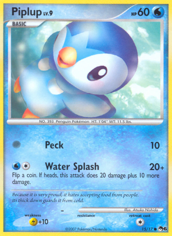 Piplup (15/17) [POP Series 6] | Mega City Incorporated