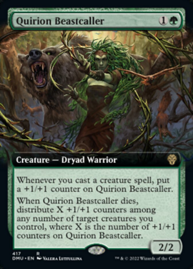 Quirion Beastcaller (Extended Art) [Dominaria United] | Mega City Incorporated