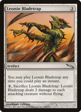 Leonin Bladetrap [Mirrodin] | Mega City Incorporated